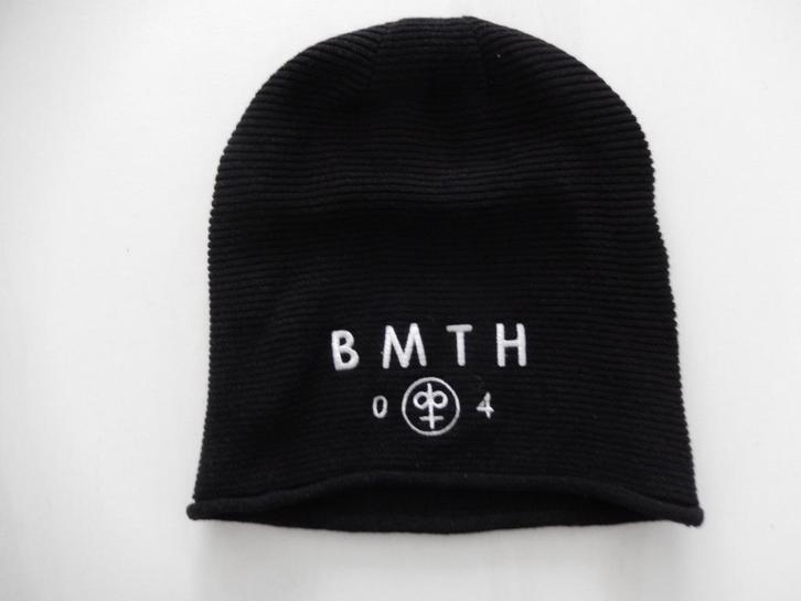 * Nieuw zwarte BMTH Bring Me The Horizon muts / beanie, Kleding | Heren, Mutsen, Sjaals en Handschoenen, Nieuw, Muts, Overige maten