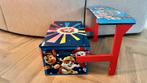 Paw patrol bank / bureau combinatie, Kinderen en Baby's, Ophalen, Zo goed als nieuw, Tafel(s)