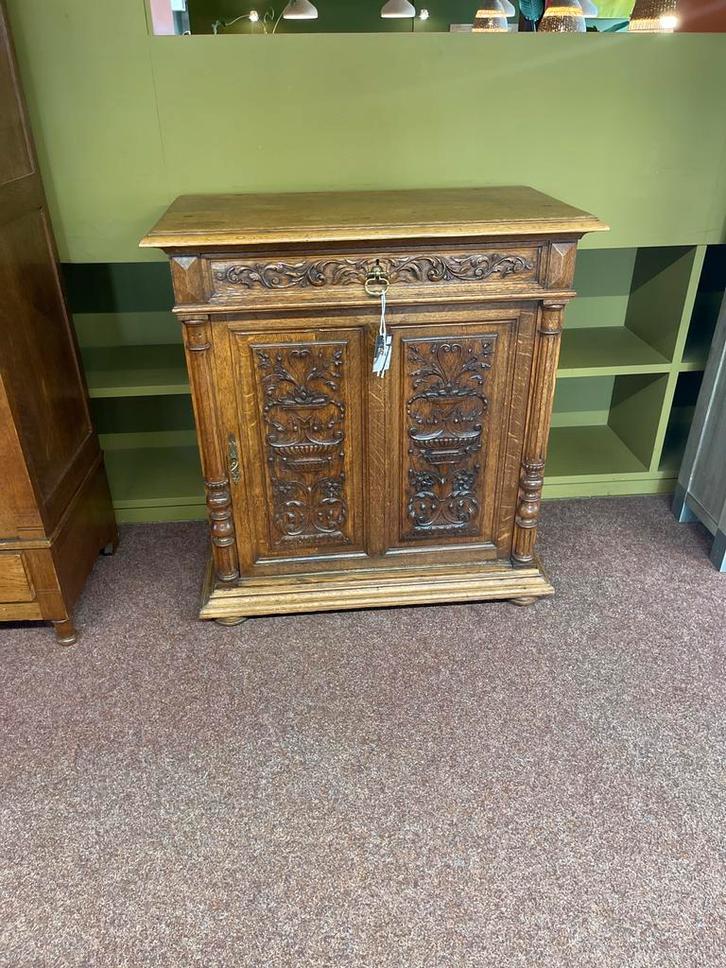 Antiek Eikenhouten Kabinet, Antiek en Kunst, Antiek | Meubels | Kasten, Ophalen