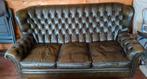 Chesterfield 3 zitbank, Huis en Inrichting, Banken | Bankstellen, Ophalen, Gebruikt, 75 tot 100 cm, 200 tot 250 cm