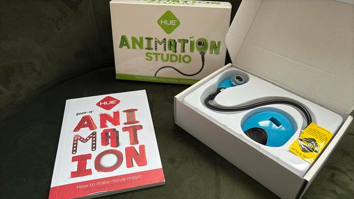 Hue Animatie Studio - stop motion filmpjes maken, Kinderen en Baby's, Speelgoed | Educatief en Creatief, Zo goed als nieuw, Knutselen