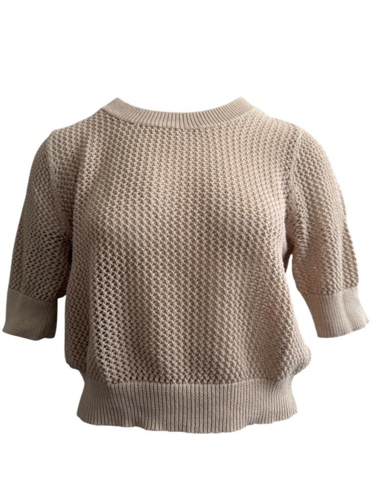 MbyM trui XS, Kleding | Dames, Blouses en Tunieken, Zo goed als nieuw, Maat 34 (XS) of kleiner, Beige, Ophalen of Verzenden