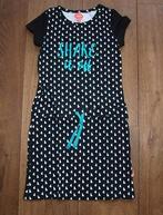 Zwart Witte Jurk 'Shake It Off' Little Miss Juliette (128), Little Miss Juliette, Meisje, Ophalen of Verzenden, Zo goed als nieuw