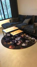 Vloerkleed rond bloemen dia 2m, Ophalen, Gebruikt, Rond, 200 cm of meer
