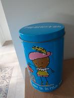 Sinterklaas blik,  pepernoten,  doorsnee  10,5 cm, hoog 17, Ophalen of Verzenden, Zo goed als nieuw