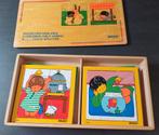 Educo puzzelkist kind en dier met 8 puzzels, Ophalen of Verzenden, Gebruikt