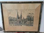 Schilderij Oostpoort Delft, Antiek en Kunst, Kunst | Schilderijen | Klassiek, Ophalen