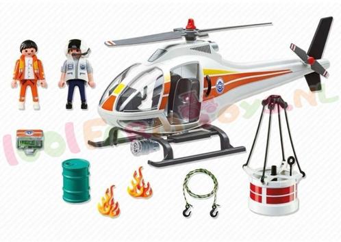 Playmobil Reddingsbrigade, blushelicopter en reddingsboot, Kinderen en Baby's, Speelgoed | Playmobil, Zo goed als nieuw, Complete set