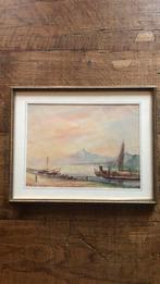 Antieke aquarel, Antiek en Kunst, Kunst | Schilderijen | Klassiek, Ophalen of Verzenden