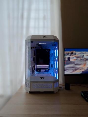 Gaming PC  – Zwart/Wit Custom Build beschikbaar voor biedingen