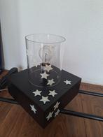 Tafellamp, Huis en Inrichting, Lampen | Tafellampen, Ophalen, Gebruikt, Glas, Minder dan 50 cm