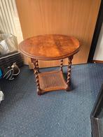 Bijzettafel, Huis en Inrichting, Tafels | Bijzettafels, Minder dan 55 cm, Rond, Zo goed als nieuw, Ophalen