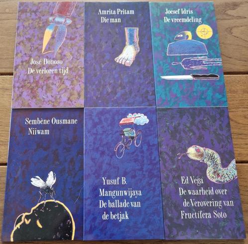 Boek Jubileumuitgave Ambo/Novib 100. Cassette met 6 novellen, Boeken, Literatuur, Gelezen, Nederland, Ophalen of Verzenden
