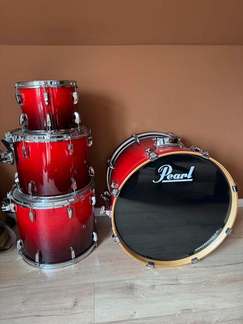 Pearl ELX Drumstel (zeer uitgebreid en degelijk), Muziek en Instrumenten, Drumstellen en Slagwerk, Gebruikt, Pearl, Ophalen