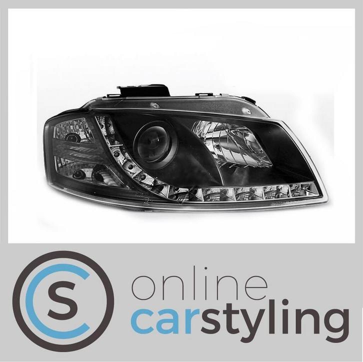 Devil eyes koplampen Audi A3 8P, Auto-onderdelen, Verlichting, Audi, Nieuw, Ophalen of Verzenden