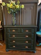 Klein dressoir, vintage ladecommode, oude commode, kast VdlM, Huis en Inrichting, Kasten | Ladekasten, Ophalen, 5 laden of meer