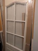 Nieuwe opdekbinnendeur binnendeur met glas 203x82, Doe-het-zelf en Verbouw, Deuren en Horren, Ophalen, 80 tot 100 cm, Binnendeur