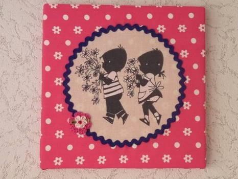 Stoffen Jip en Janneke schilderijtjes, Kinderen en Baby's, Kinderkamer | Inrichting en Decoratie, Nieuw, Ophalen of Verzenden