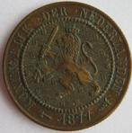 2,5 CENT 1877 (2), Postzegels en Munten, Munten | Nederland, Overige waardes, Koning Willem III, Losse munt, Verzenden