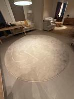 Mooi crèmekleurig rond vloerkleed, Ophalen, Gebruikt, Rond, 200 cm of meer