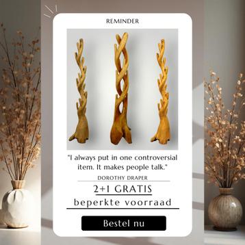 Suar kapstokken handgemaakt uit massief hout enkel & dubbel beschikbaar voor biedingen