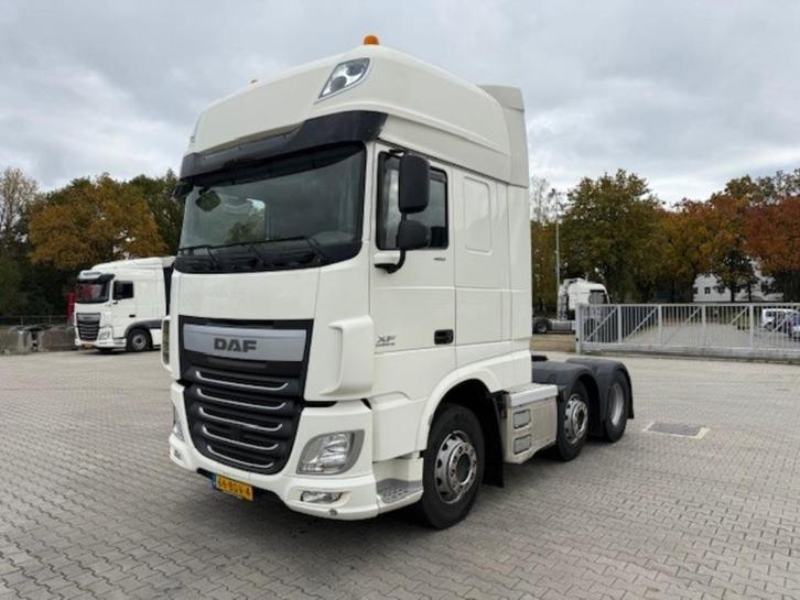 DAF XF FTG trekker 6x2 gestuurde voorloper 460 Pk NL Truck., Auto's, Vrachtwagens, Bedrijf, ABS, Airconditioning, Boordcomputer