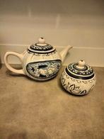 Delfts blond amsterdam theepot en suikerpot, Ophalen of Verzenden, Aardewerk, Blond Amsterdam, Overige typen