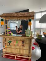 mobiel cocktail bar, tiki bar, bamboe bar, hawaii feest, Hobby en Vrije tijd, Feestartikelen | Verhuur, Ophalen, Zo goed als nieuw