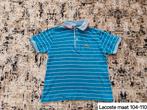 Leuke gestreepte Lacoste polo maat 104-110, Kinderen en Baby's, Kinderkleding | Maat 104, Jongen of Meisje, Ophalen of Verzenden