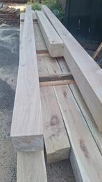 Eiken palen 20x20 en 25x25 – fijnbezaagd of geschaafd,l, Tuin en Terras, Palen, Balken en Planken, Ophalen, Nieuw, 250 cm of meer