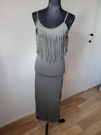 Ibiza gypsy style army franje jurk maxijurk maat S 36 Nieuw, Nieuw, Ophalen of Verzenden, Maat 36 (S), Onder de knie