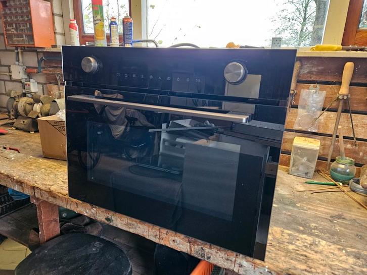 Inbouw combi hetelucht oven/magnetron mooie staat, Witgoed en Apparatuur, Ovens, Zo goed als nieuw, 45 tot 60 cm, Ophalen