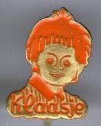 Klaasje oranje op koper stripfiguur speldje ( S_043 ), Verzamelen, Speldjes, Pins en Buttons, Verzenden, Nieuw, Figuurtje, Speldje of Pin