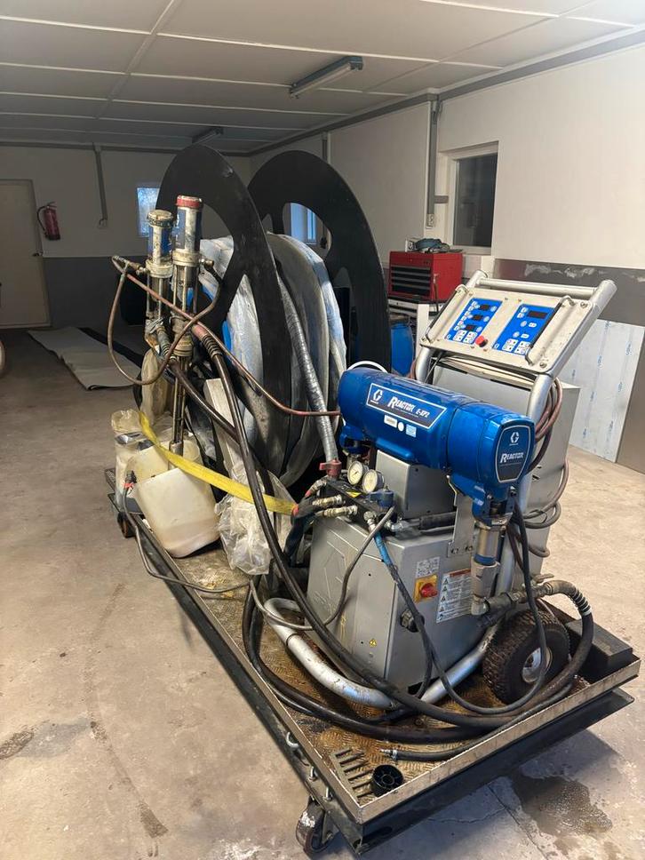 Graco Reactor E-XP2 Polyurea hotspraycomplete set, Zakelijke goederen, Machines en Bouw | Industrie en Techniek, Ophalen