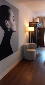 Luxe Designer Vloerlamp Mace  mat créme metaal 30x30x140 cm, Ophalen, 100 tot 150 cm, Eric kuster Hotel chique Eichholtz Richmond keijser en co