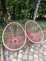 Tuinstoelen / Loungestoelen Terracotta Rotan (2 stuks), Tuin en Terras, Ophalen of Verzenden, Gebruikt, Kunststof