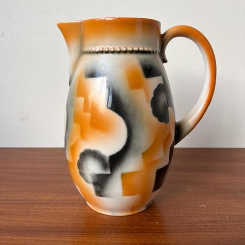 Jaren 30 Art deco kruik Leuchtenburg keramik motief Miranda, Antiek en Kunst, Antiek | Keramiek en Aardewerk, Ophalen of Verzenden