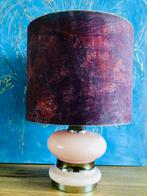 Vintage Space Age Tafellamp van glas, Ophalen of Verzenden, Gebruikt, Glas, Minder dan 50 cm