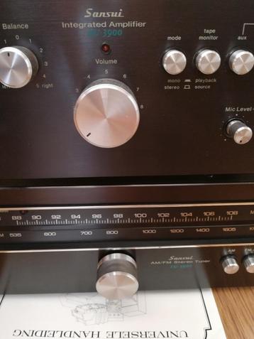 Sansui AU-3900 versterker en TU-3900 tuner phono beschikbaar voor biedingen