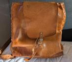 Bruine leren rugtas, Ophalen of Verzenden, Gebruikt, Bruin, Overige typen