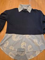 Musthaves By Elja trui S/M, Blauw, Ophalen of Verzenden, Zo goed als nieuw, Lange mouw