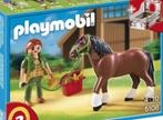 Playmobil paard met box (5108), Ophalen, Gebruikt, Complete set