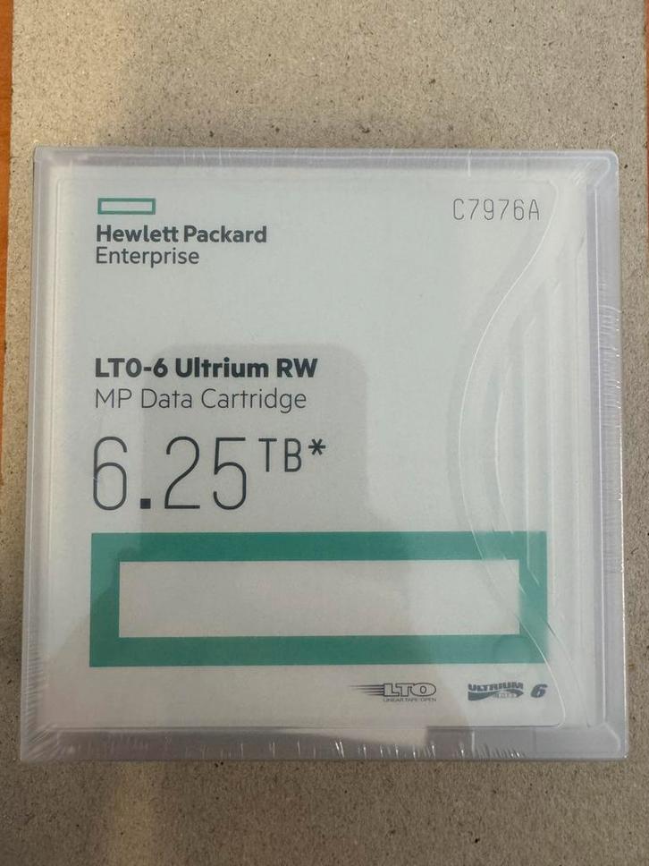 HPE LTO Ultrium 6 Data Cartridge - Nieuw/Gesealed, Computers en Software, Beschrijfbare discs, Nieuw, Overige typen, Ophalen of Verzenden