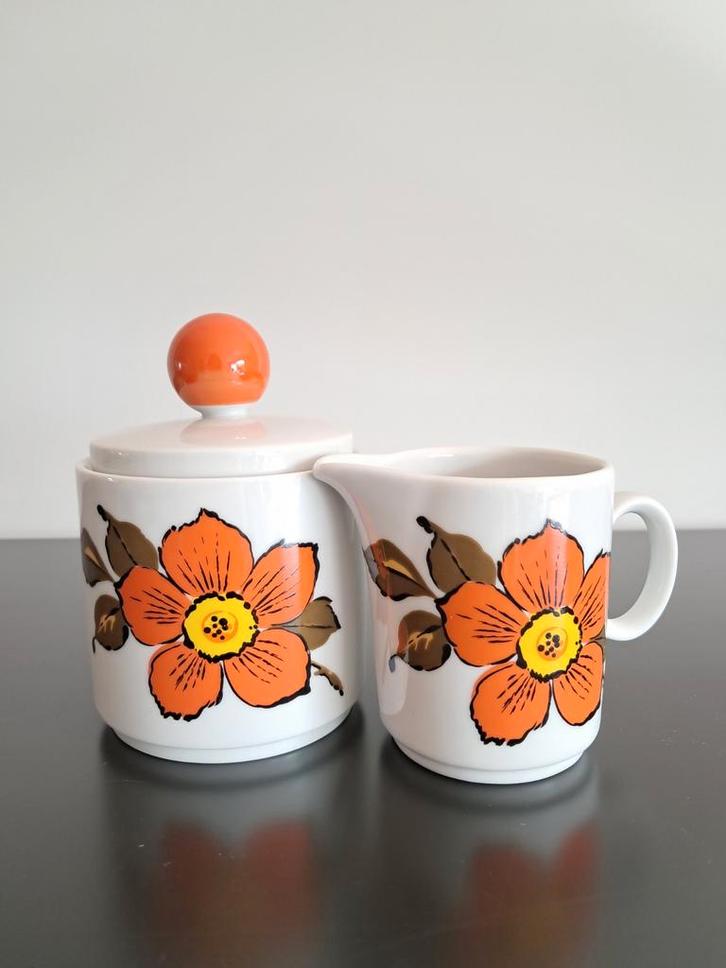 Vintage suikerpot en melkkannetje Winterling, Huis en Inrichting, Keuken | Servies, Overige typen, Overige stijlen, Porselein