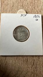 10 cent 1826 U koning Willem I, Postzegels en Munten, Munten | Nederland, Zilver, Ophalen of Verzenden, 10 cent, Koning Willem I