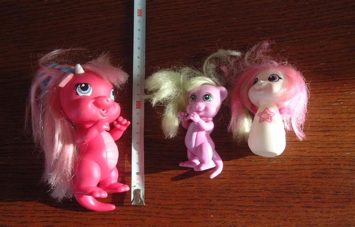 3 popjes 2 Mega en 1 zapf, Verzamelen, Poppetjes en Figuurtjes, Zo goed als nieuw, Ophalen of Verzenden