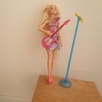Barbie Pop met Gitaar & Microfoon, Ophalen of Verzenden, Gebruikt, Barbie