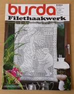 Haken – Burda Filethaakwerk – 1979, Gebruikt, Ophalen of Verzenden, Burda, Patroon of Boek