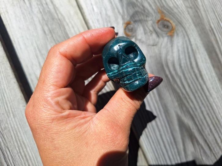 Skull heliotroop, Verzamelen, Mineralen en Fossielen, Verzenden