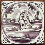 Antieke Bijbeltegel Jacob en de Engel, Verzenden